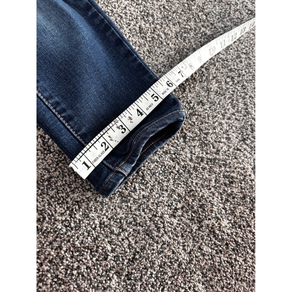 Levi's 710 Super Skinny Distressed cropped Jeans Dark‎ Wash Women's Size 29 - Picture 10 of 11